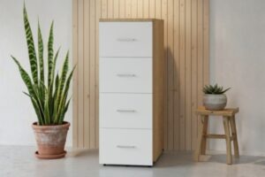 Archivero Vertical 4 Gavetas Melamina SG-05