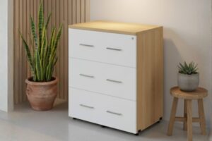 Archivero Horizontal 3 Gavetas Melamina SG-07