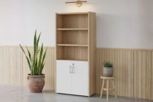 Librero de Piso con Puertas inferiores SG-19