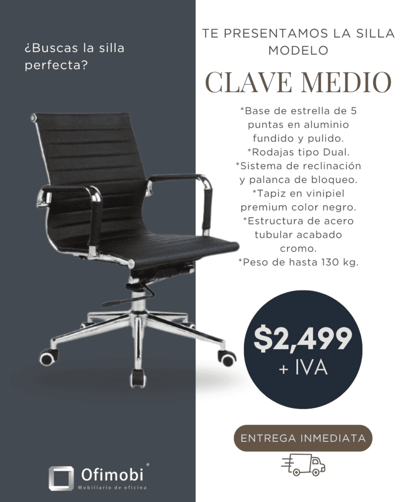 silla ejecutiva ideal para mesa de juntas